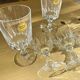 Vintage crystal stemware