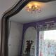 Miroir style Louis XV argenté 67 x 50 cm