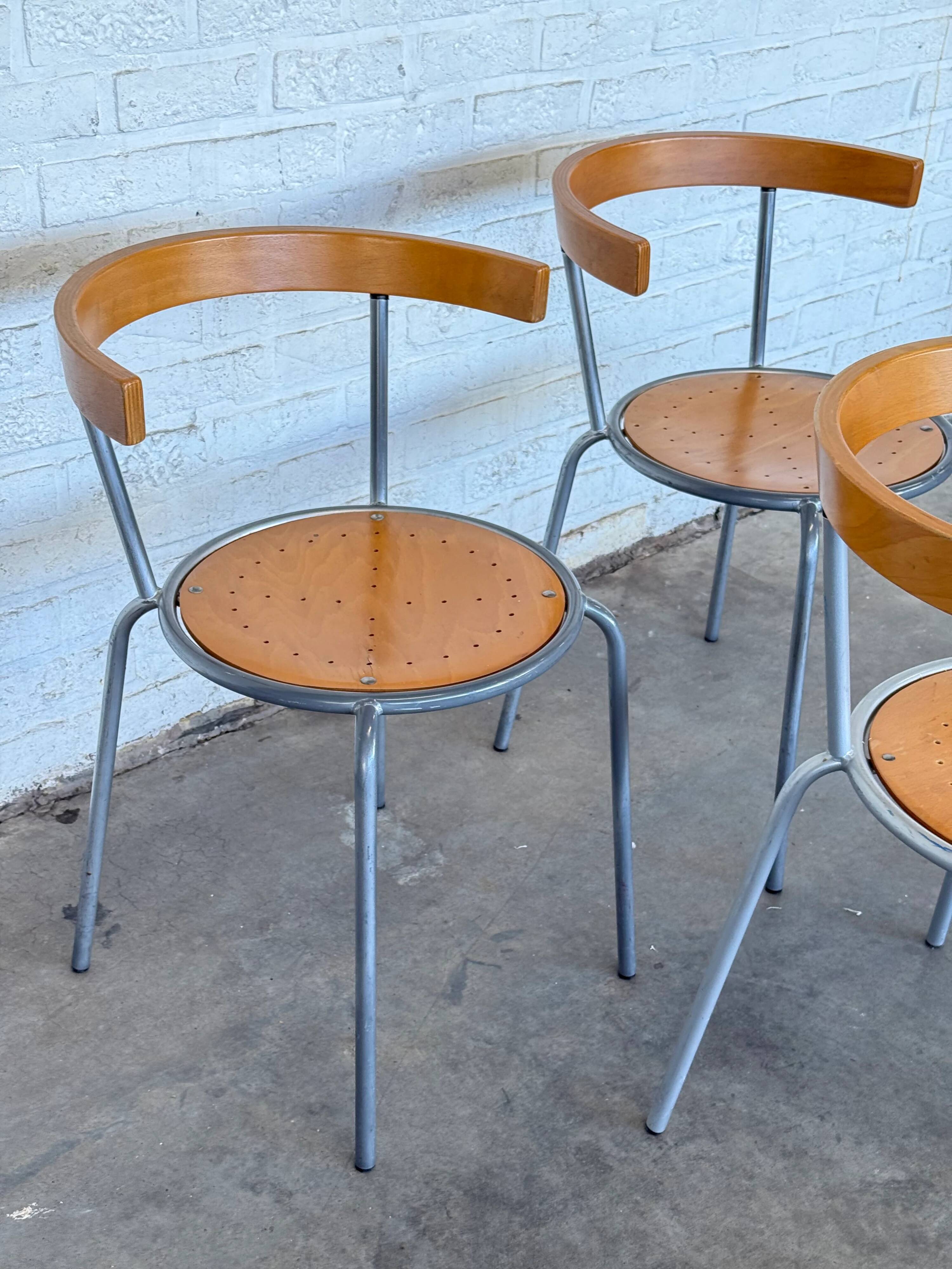 IKEA Korpo Chairs — Set of 3, Scandinavian Design, 1990s