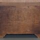 Elm apothecary cabinet with cupboard base