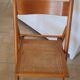 2 chaises pliantes en cannage