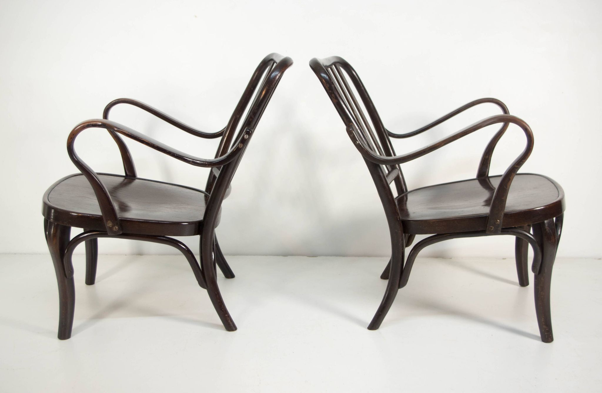 Pair of Armchairs No. 752 by Josef Frank for Thonet, 1930s