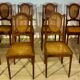 Canned chairs X 8, Louis XVI style, early XX, stamped Flandrin Paris