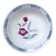 Plat creux Sarreguemines modèle Carole, décor floral et épi de blé