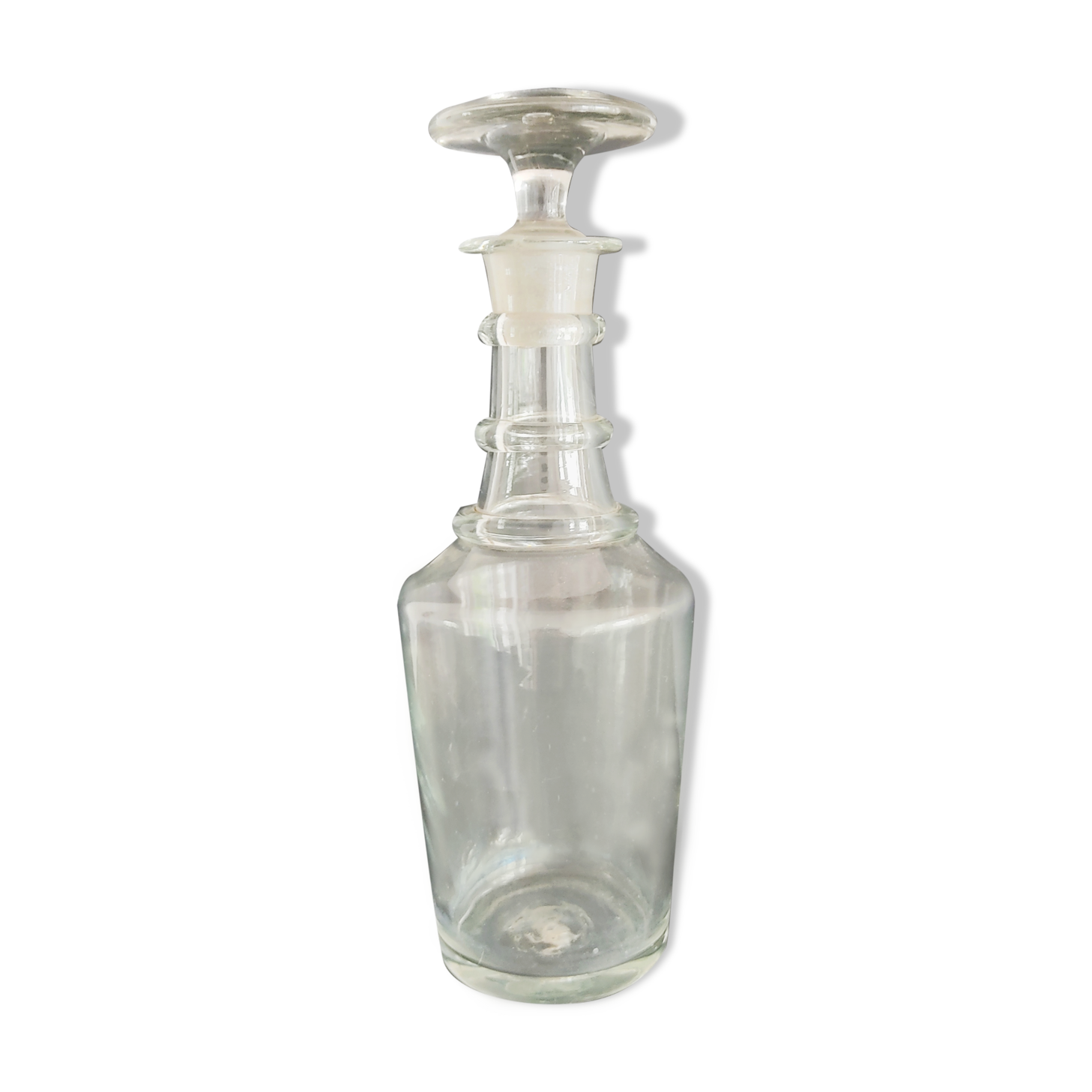 Glass carafe blown around 1900