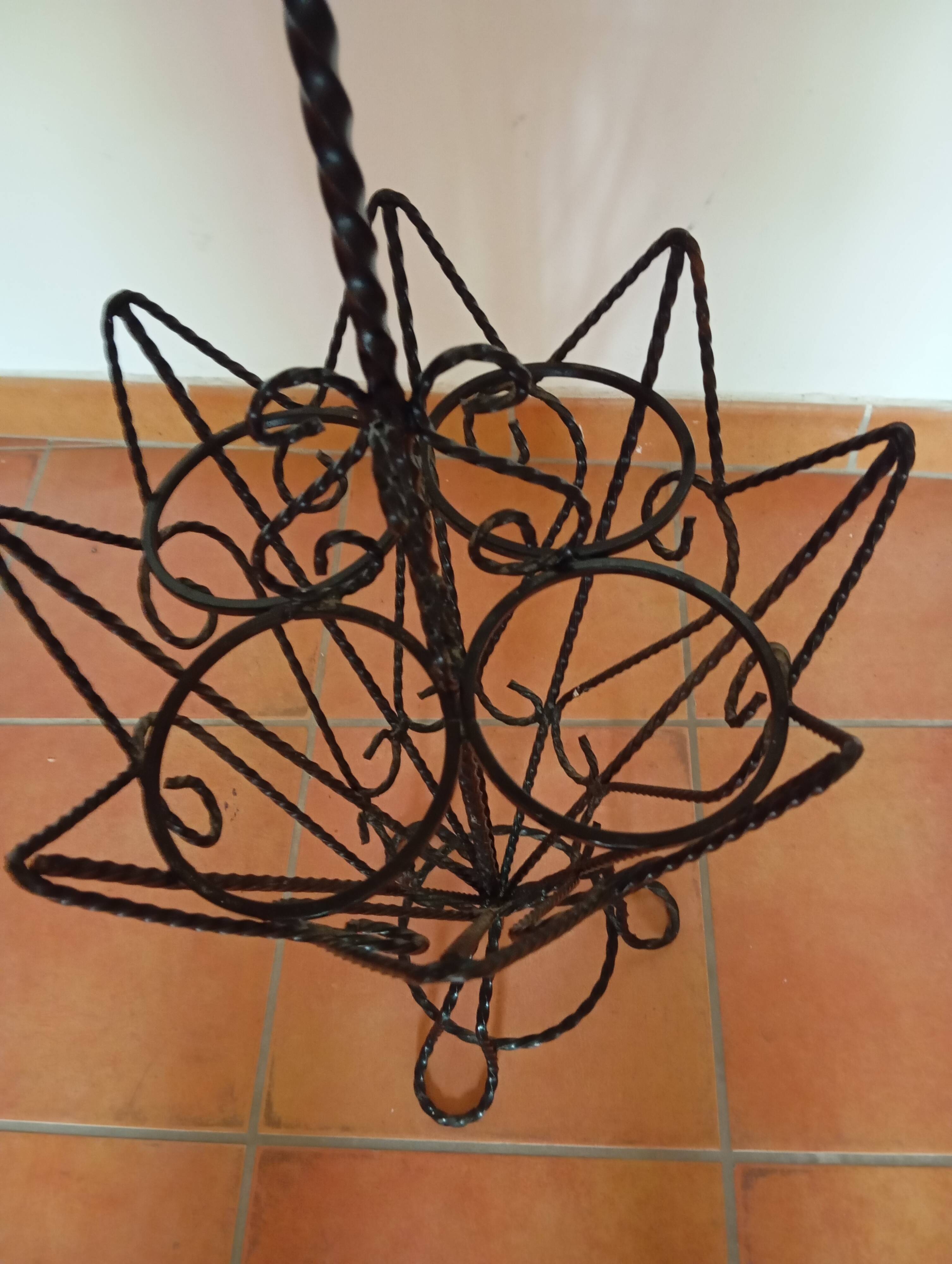 WROUGHT IRON UMBRELLA STAND