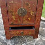 Pair of Chinese bedside tables