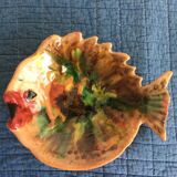 Empty ceramic fish pocket