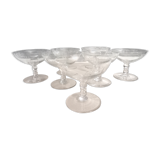 Set de 7 coupes à champagne