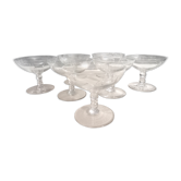Set de 7 coupes à champagne