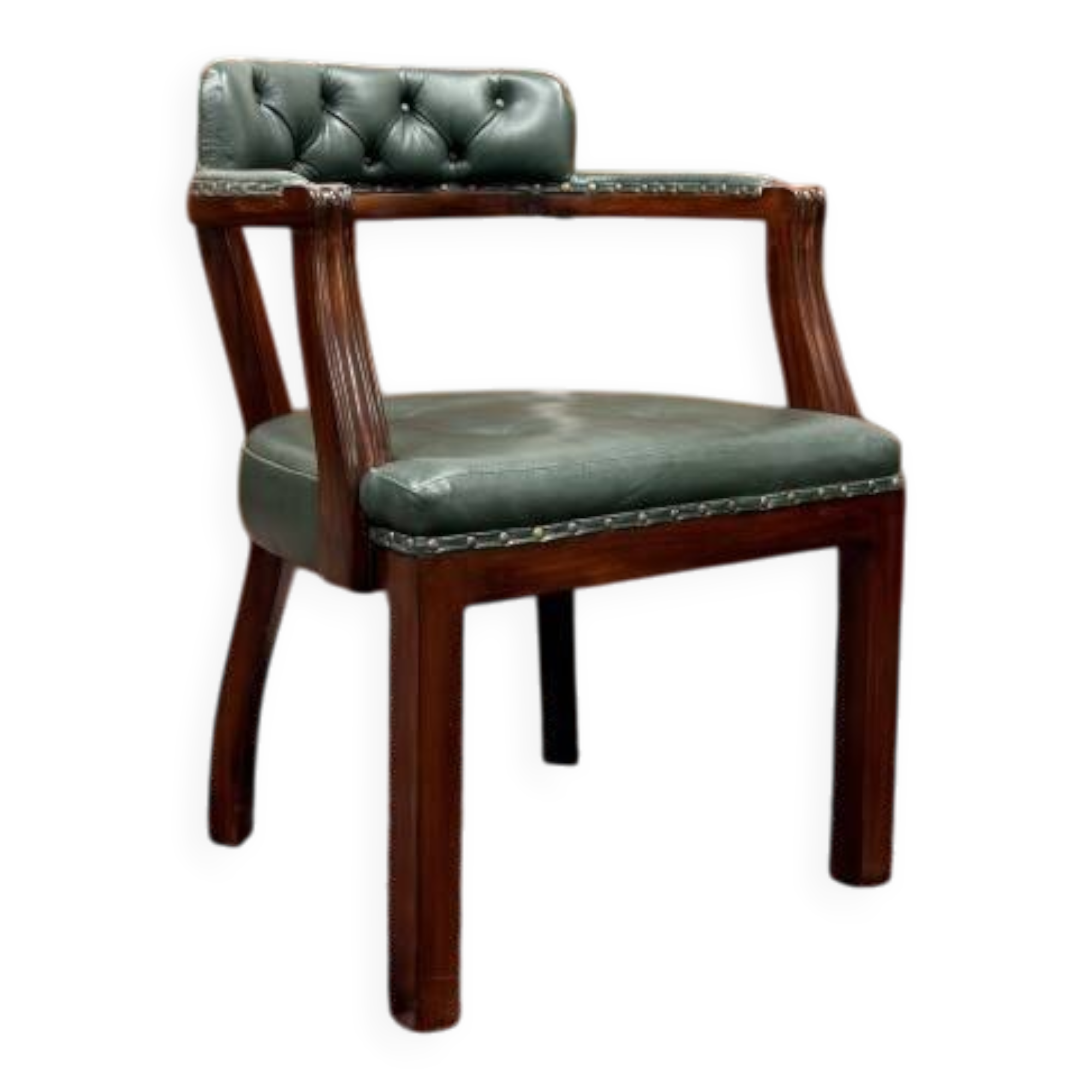 Classic English Chesterfield Chair