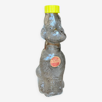 Vintage Durand dog-shaped bottle