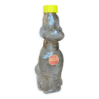 Vintage Durand dog-shaped bottle