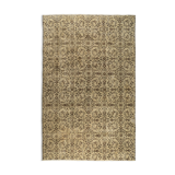 Anatolian handmade vintage rug 285 cm x 187 cm