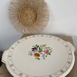 Plat à gâteau ancien Digoin France