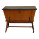 Furniture on wheels, oak and black