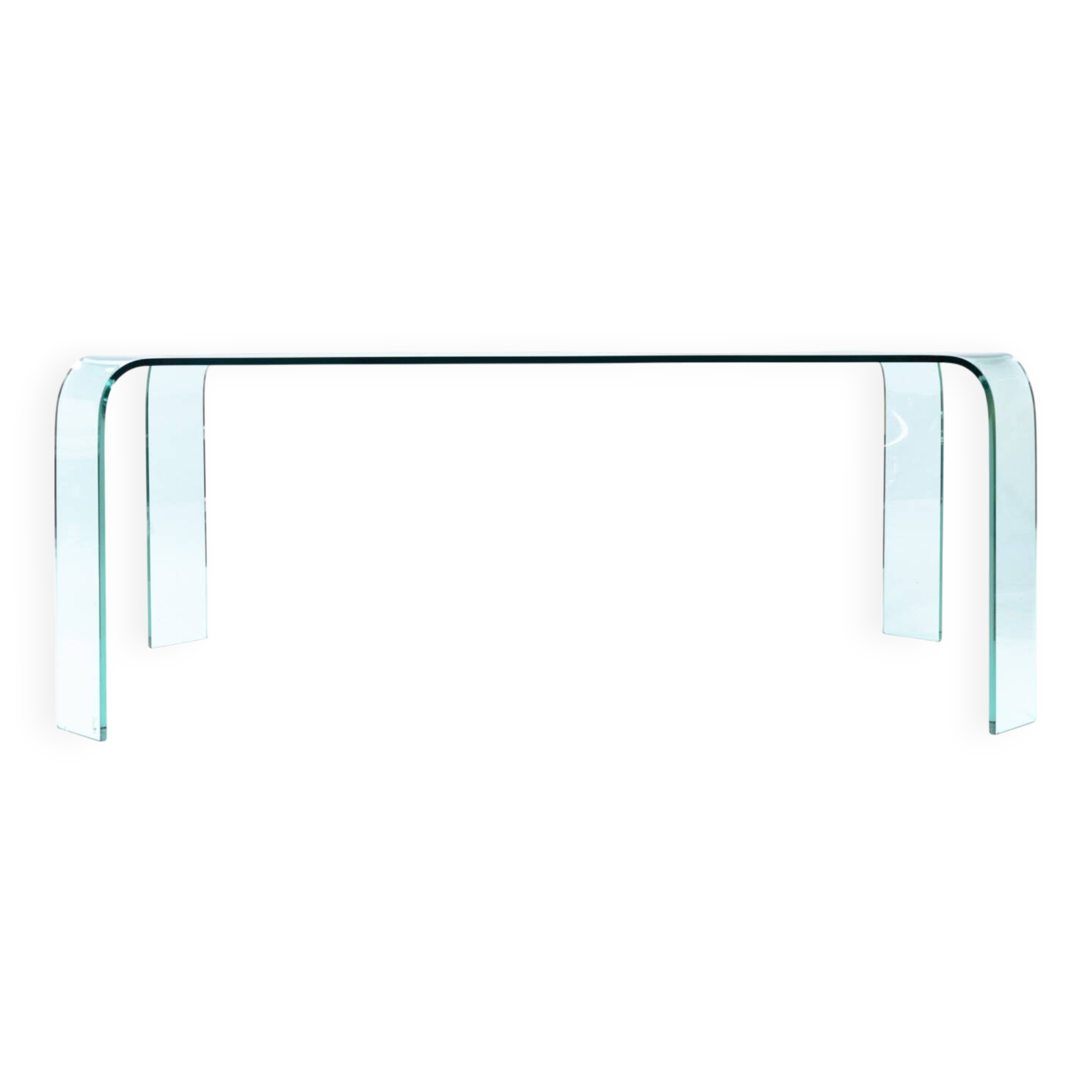 Table à manger en verre Fiam Italie