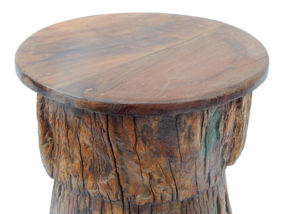 Stool table bedside table log wood floats