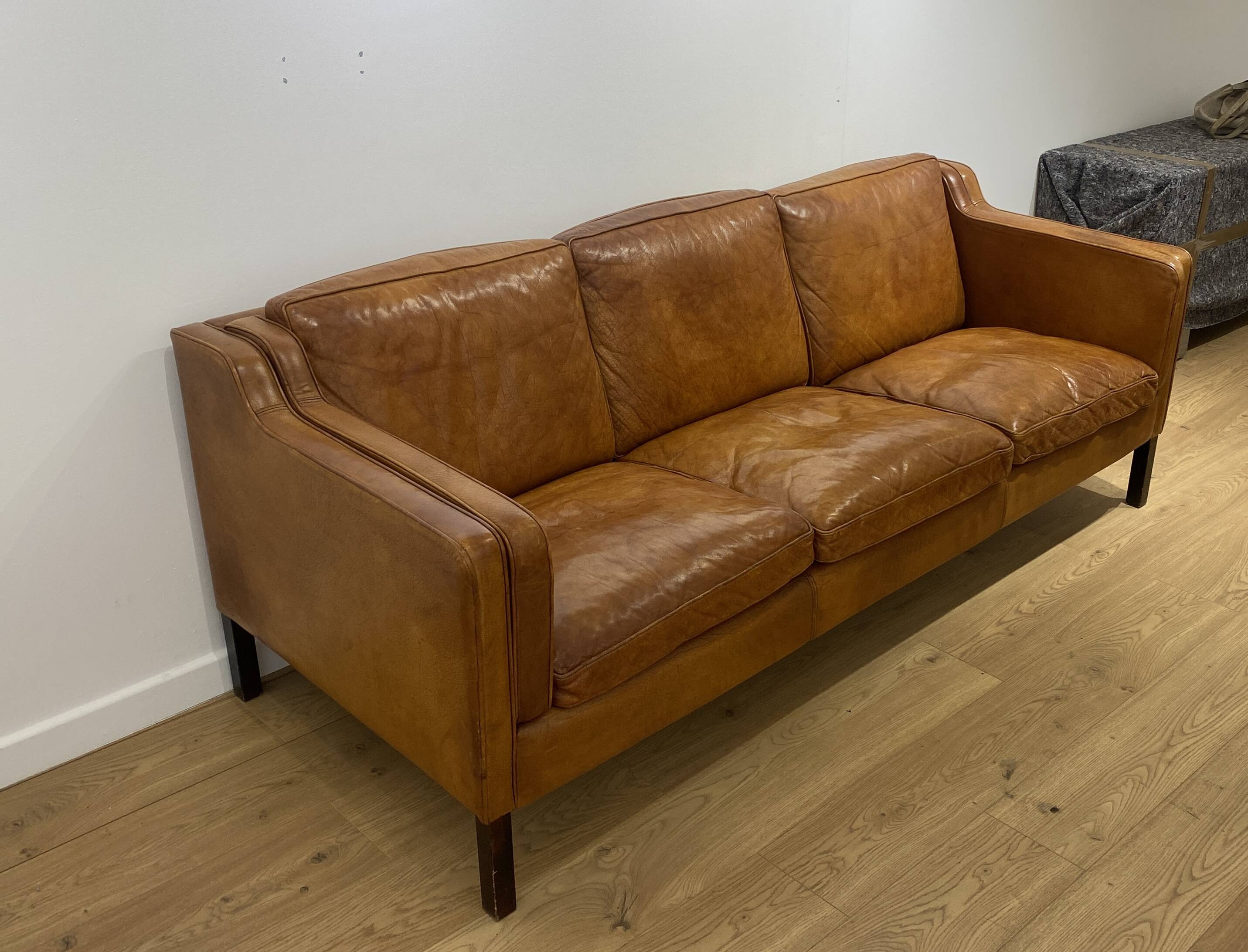 Leather Sofa Børge Mogensen Model 2213
