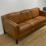 Leather Sofa Børge Mogensen Model 2213