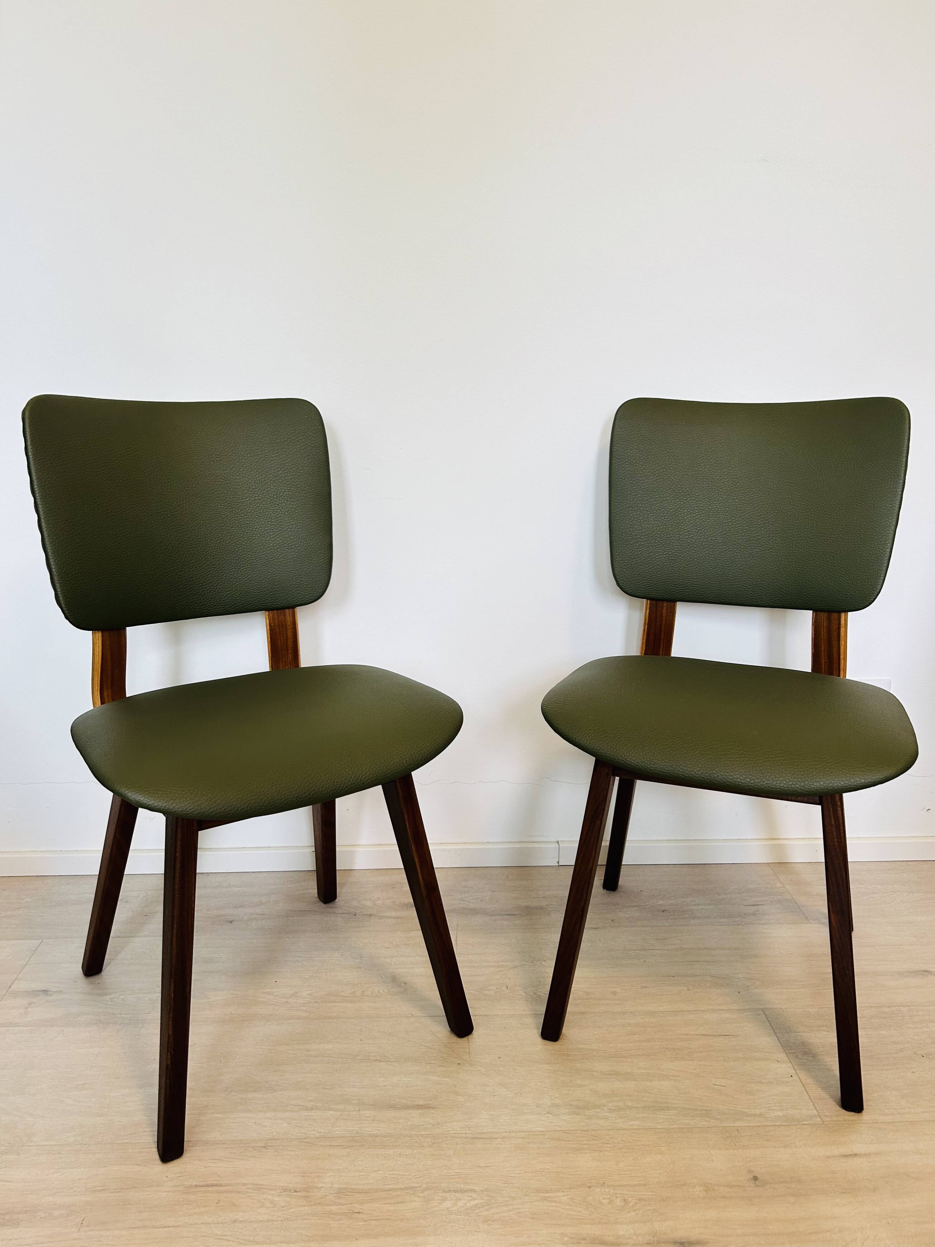 Holland Teak Dining Chairs, 1960’s,  Set of 2