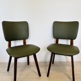 Holland Teak Dining Chairs, 1960’s,  Set of 2