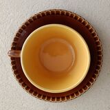 Cup and saucer Digoin Sarreguemines