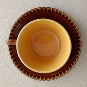 Tasse et soucoupe Digoin Sarreguemines