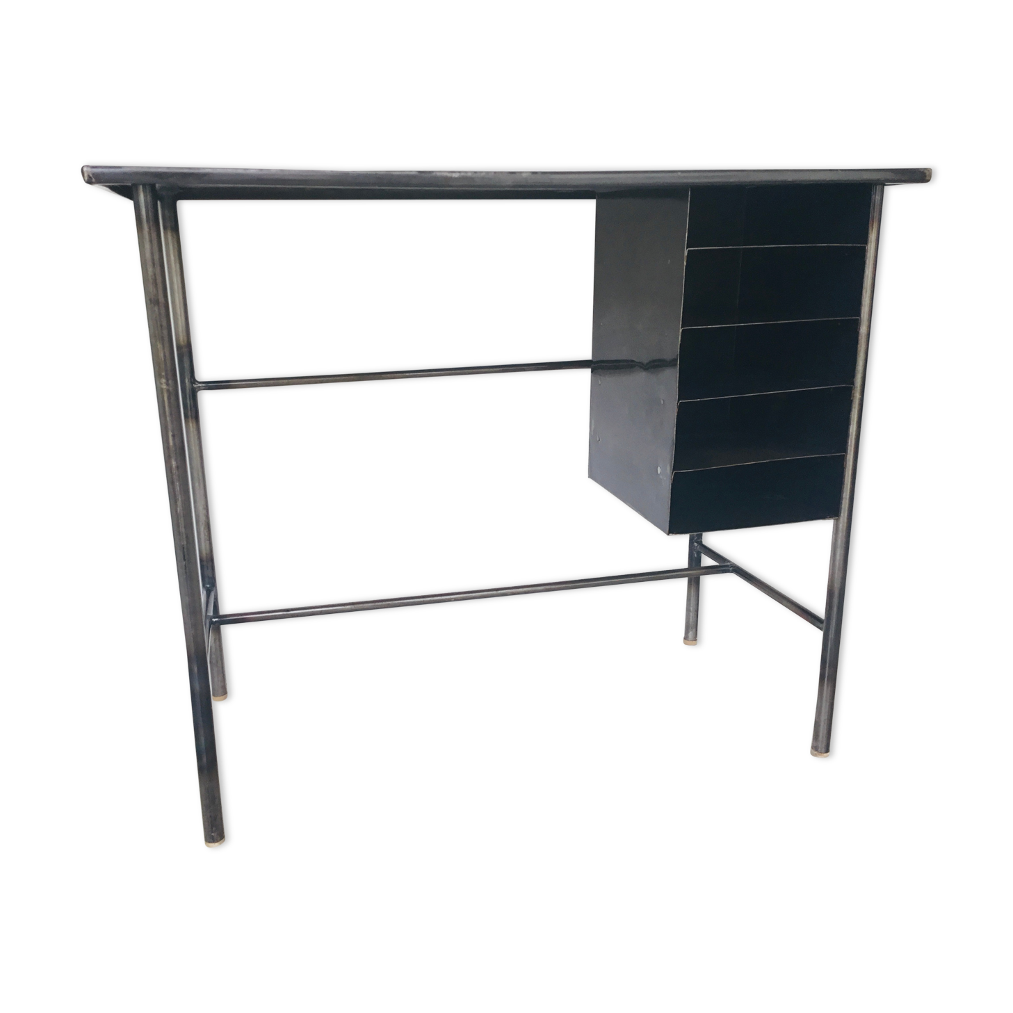 Riveted industrial office with storage box - 1950
