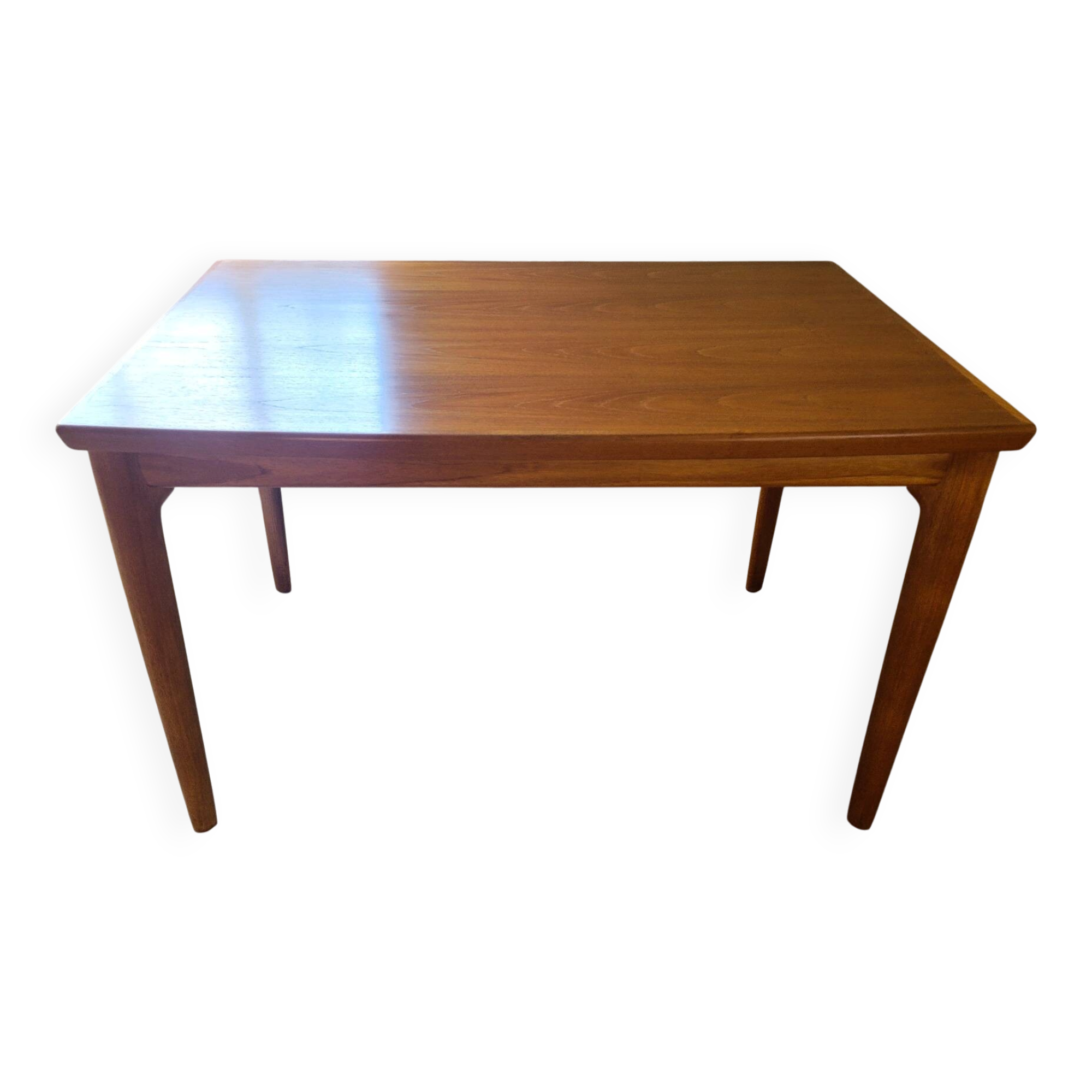 Table à manger extensible en teck par Grete Jalk pour Glostrup
