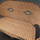Rattan bench