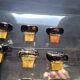 Pressed glass furniture knobs (set of 15)