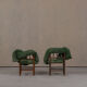 Chaises à bobines vintage, réimaginées par Corina Olaru, Hollande années 1930, ensemble de 2