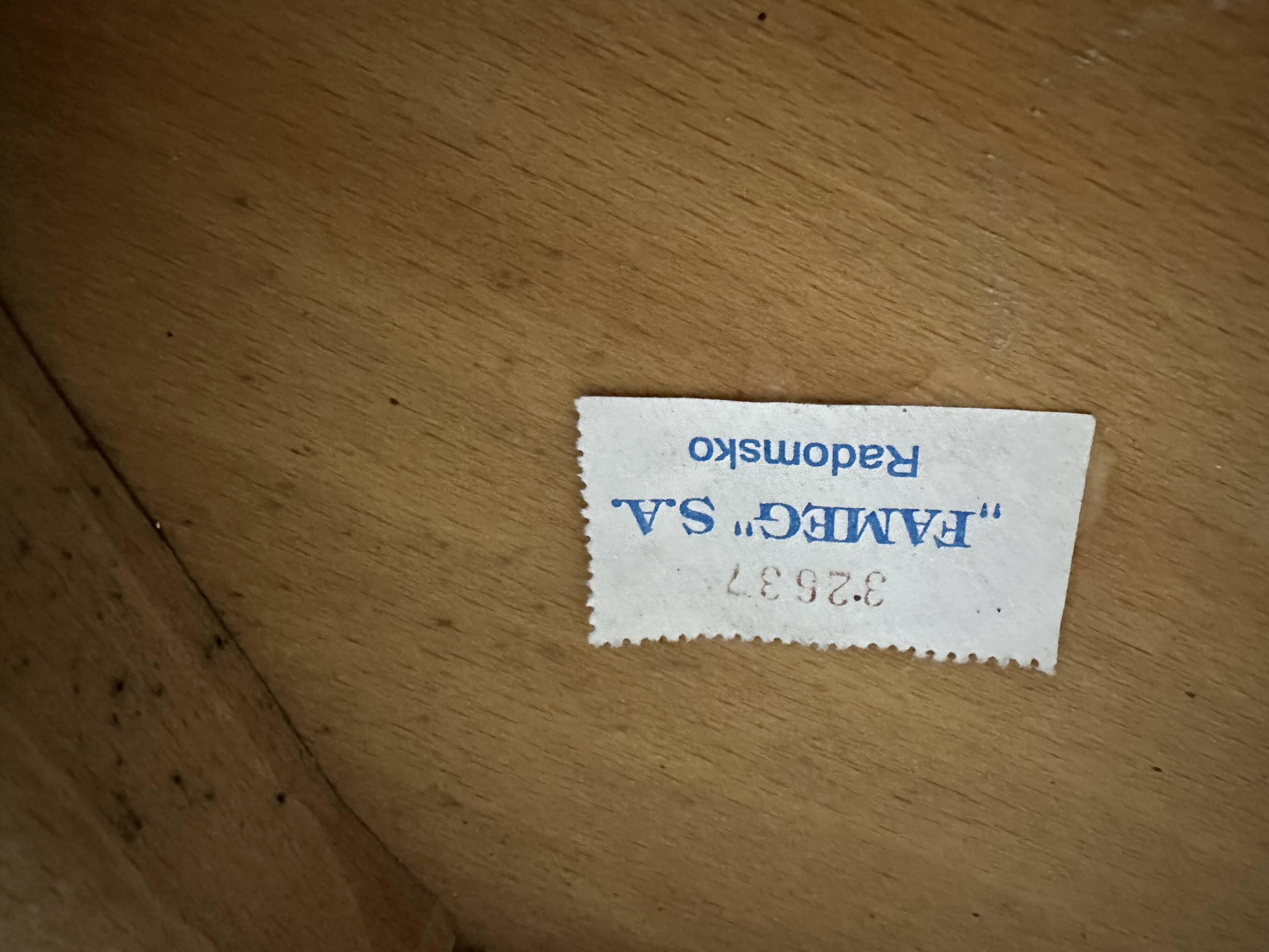 Vintage ZPM Radomsko Office Chair 1950