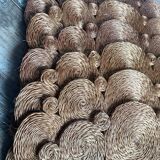 Series of 6 vintage woven placemats