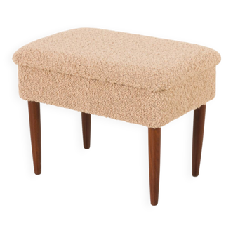 Danish mid-century modern footstool, 1960s