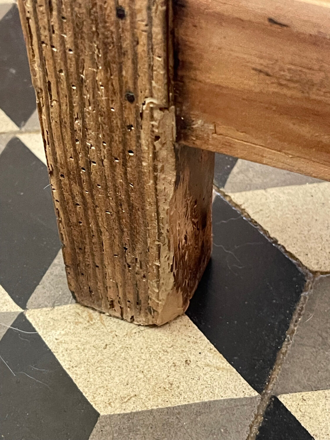 Renovated farmhouse table