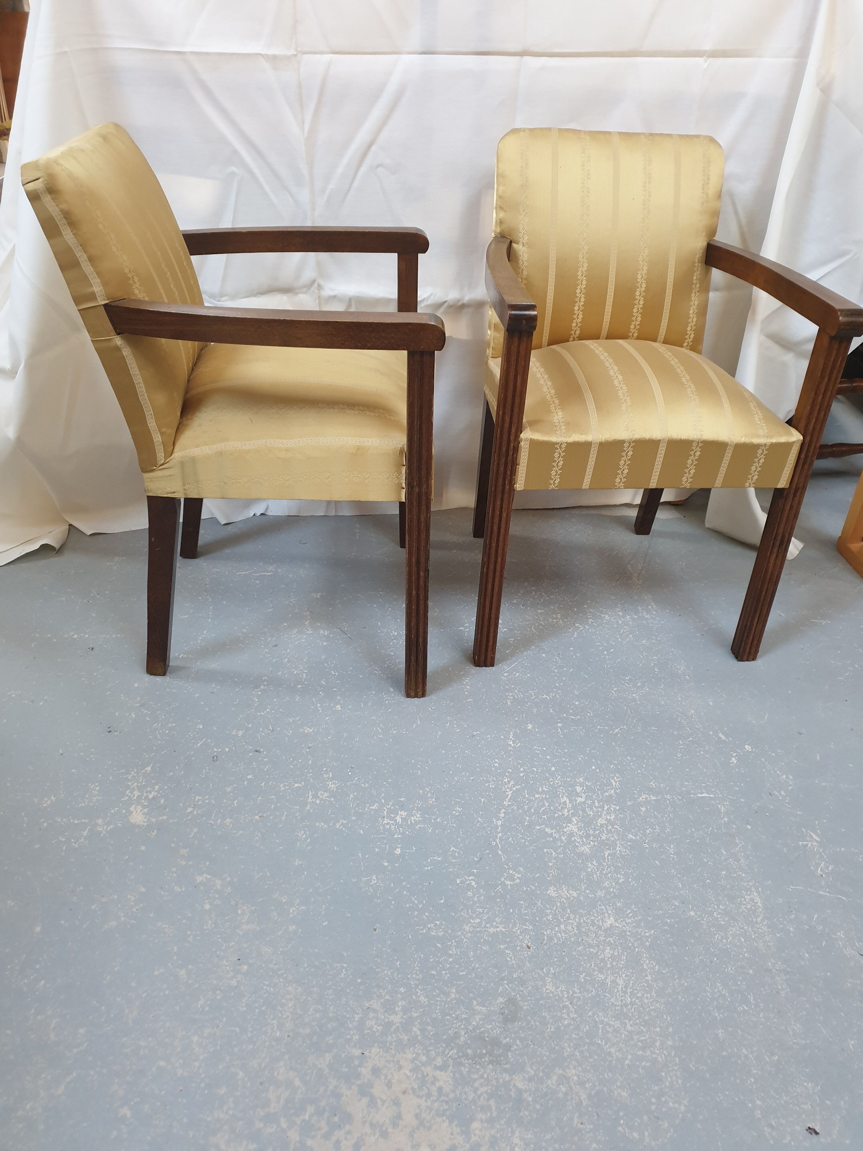 Pair of armchairs art deco