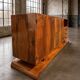 Art Deco walnut sideboard / cabinet, 1930s–1940s, Central Europe