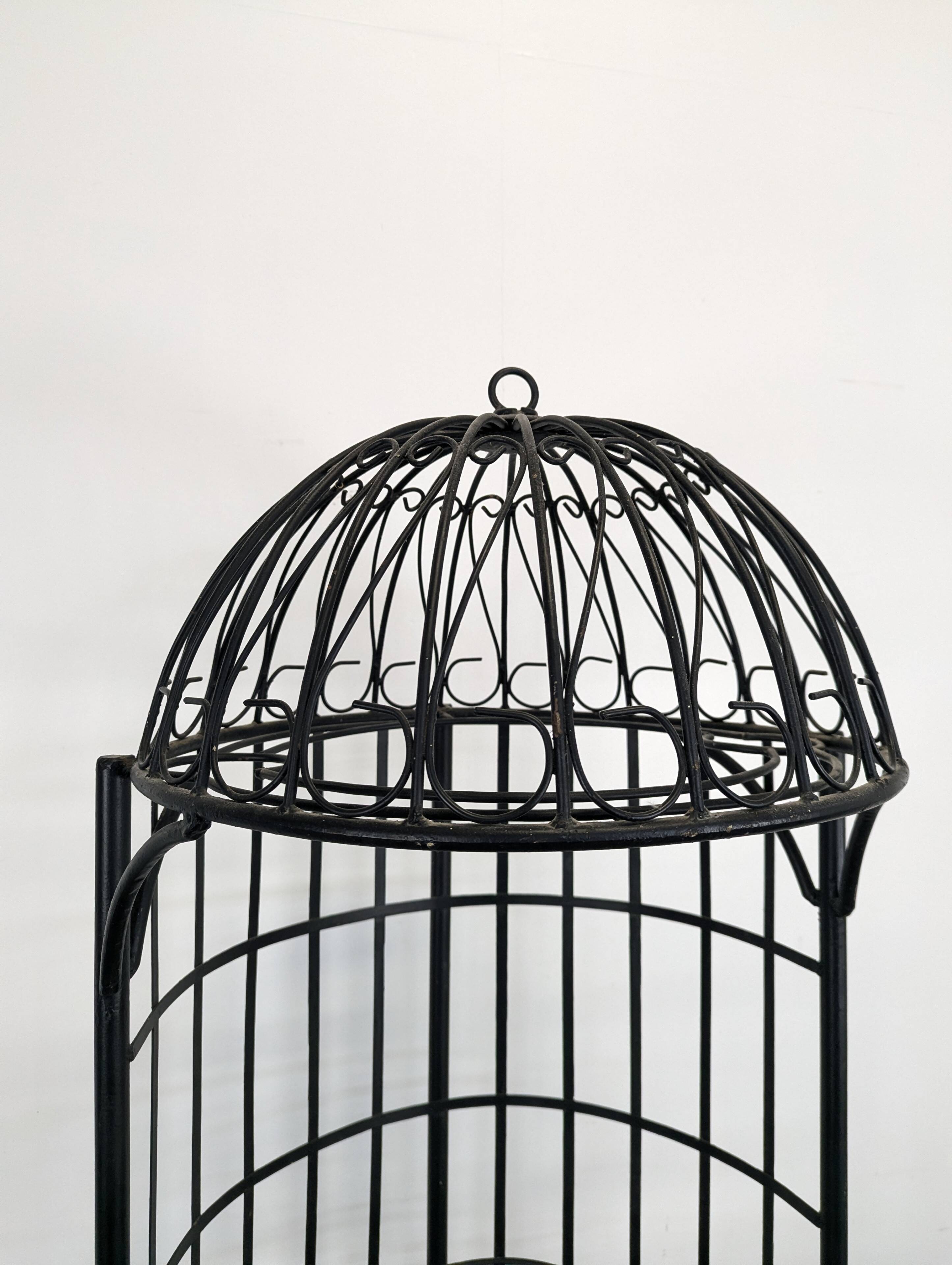 Wrought iron bar kiosk