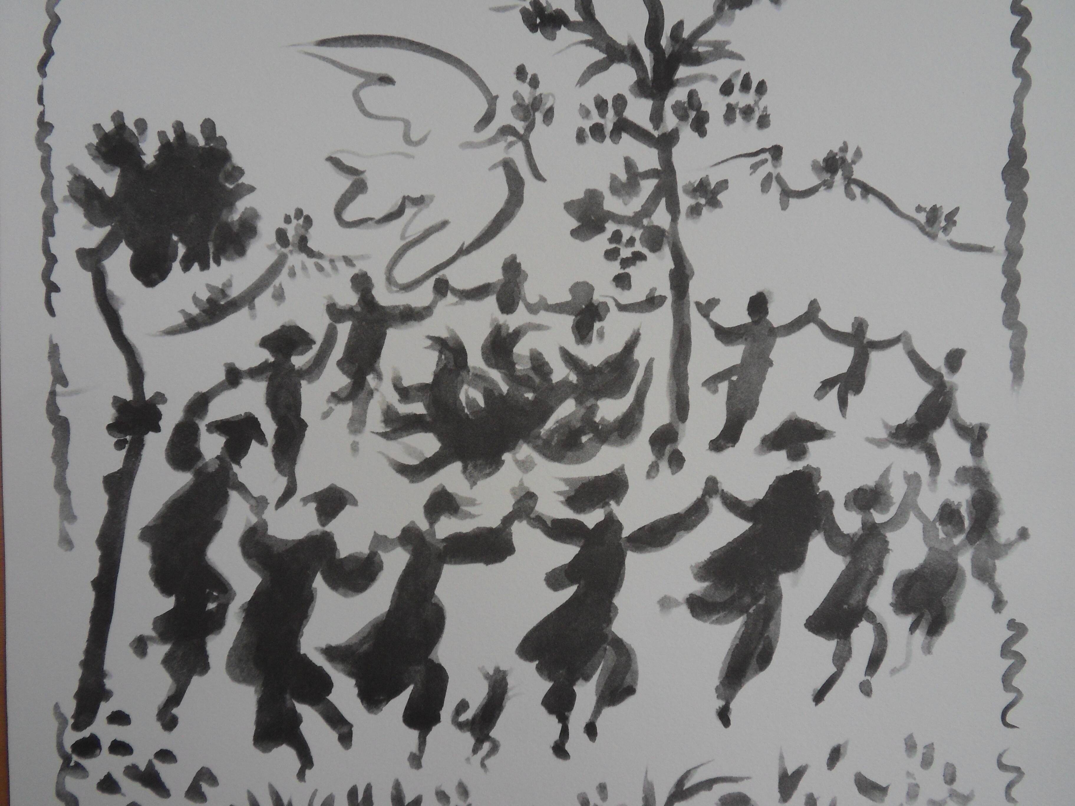 Pablo Picasso : Vive la Paix, Lithographie signée