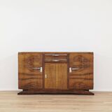1930s Art Deco walnut sideboard