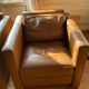 Hugues Chevalier leather armchairs