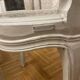 Set of 4 white caned chairs in Louis XV style.