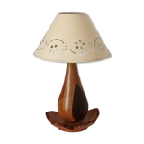 Vintage wooden table lamp