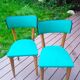 Set of four scandinavian chairs