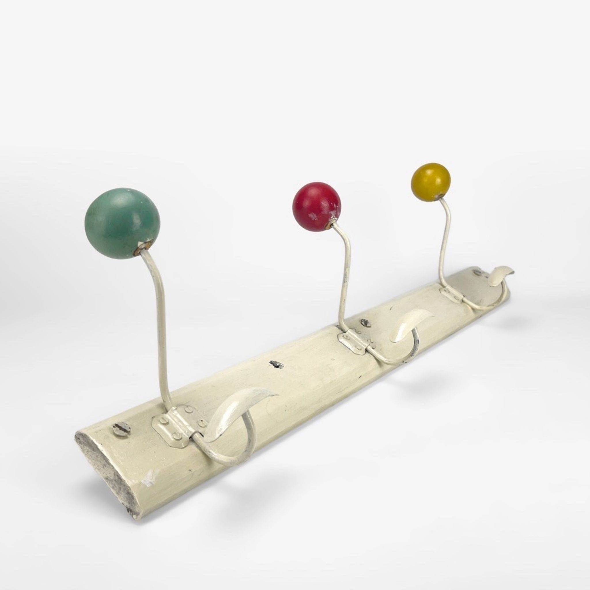 Wooden coat rack