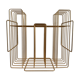 Porte-revue vintage doré