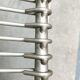 Postmodern German kitchen bar stool Kreuzschwinger by Till Behrens for Schlubach, 1980s.