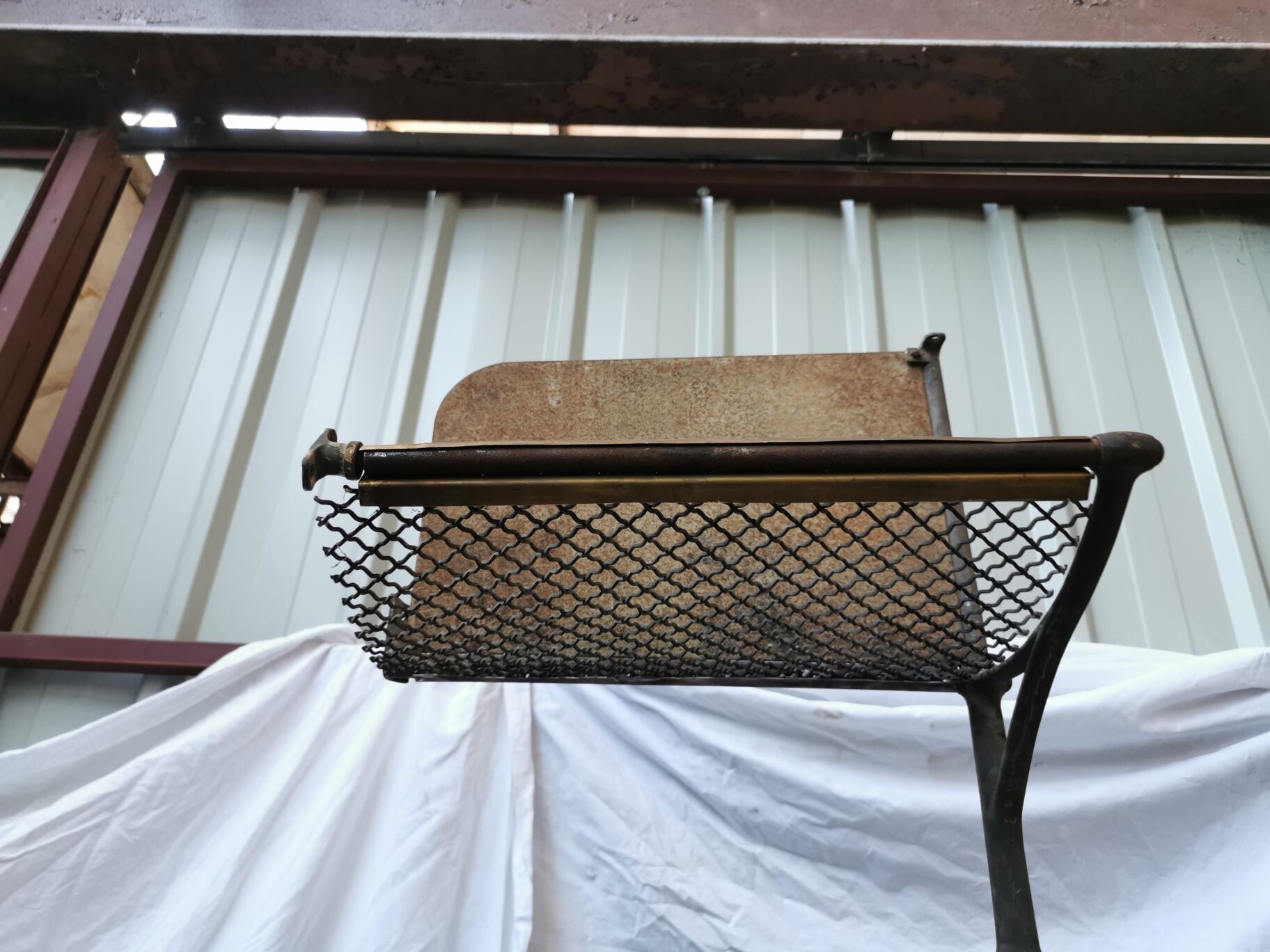 Metro seat 2 seats model sprague with luggage rack 1920